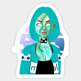 lady niffa loo Sticker